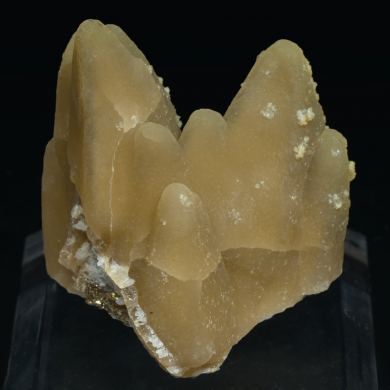 Smithsonite after Calcite with Calcite