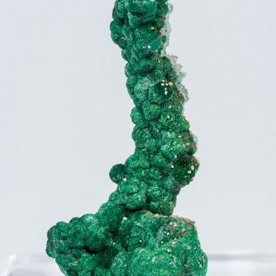 Malachite with Calcite and Cerussite