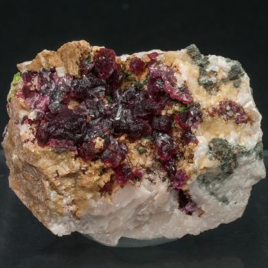 Roselite with Calcite