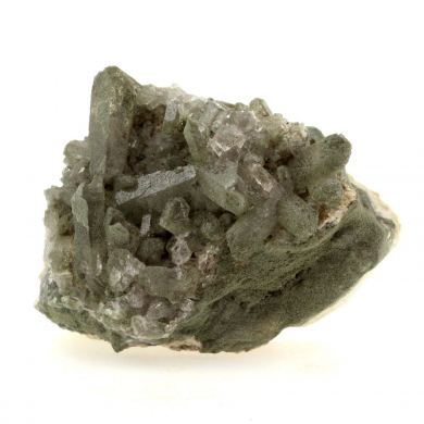 Quartz fumé + Chlorite.