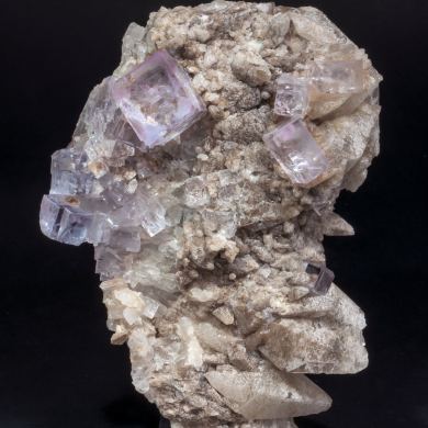 Fluorite with Calcite