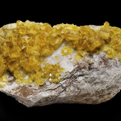 Fluorite with Quartz