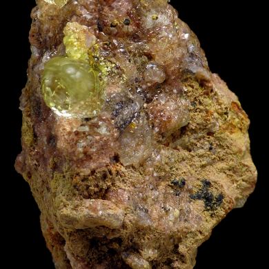 Opal var. hyalite CRAZY FLUORESCENCE