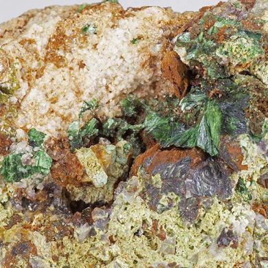 Szenicsite with Powellite