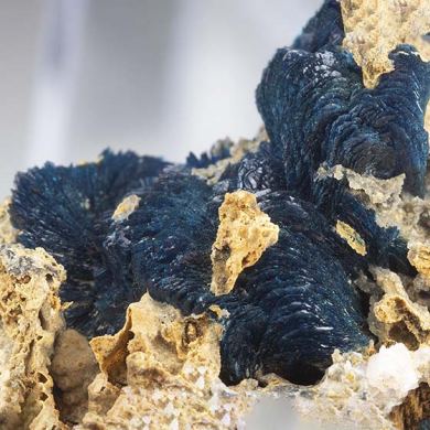 Veszelyite with Hemimorphite