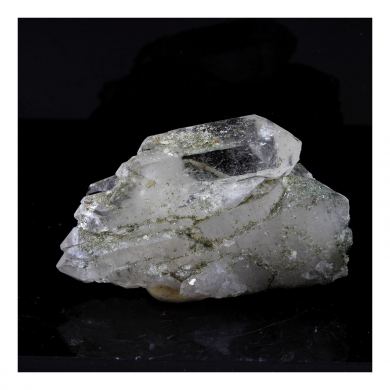 Brookite + Faden quartz. 99.0 ct.