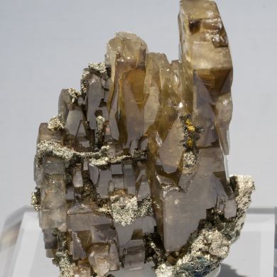 Baryte with Pyrite