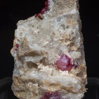 Cinnabar with Quartz