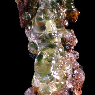 Opal var. hyalite CRAZY FLUORESCENCE