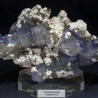 Fluorite with Dolomite