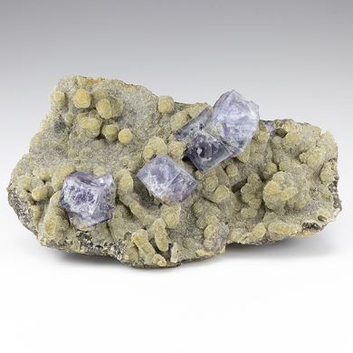 Fluorite with Muscovite