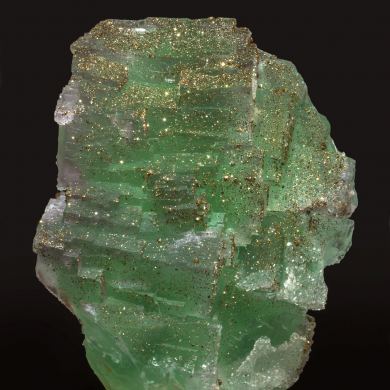 Fluorite with Pyrite and Quartz