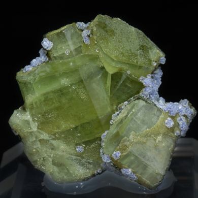 Fluorite with Fluorapatite and Muscovite