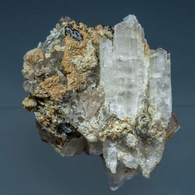 Eudidymite with Aegirine and Quartz