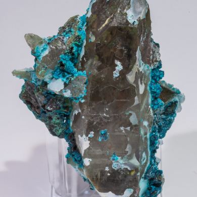 Chrysocolla on Quartz