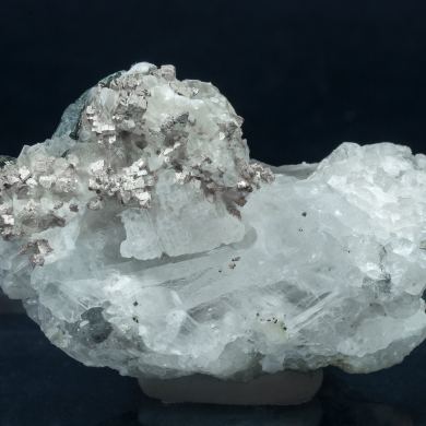 Silver with Gypsum and Calcite