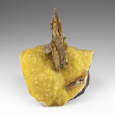 Barite with Calcite