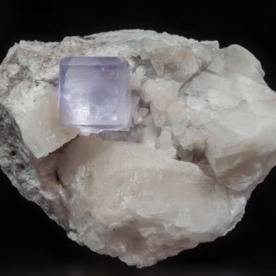 Fluorite with Calcite