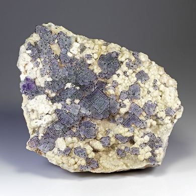 Fluorite with Calcite