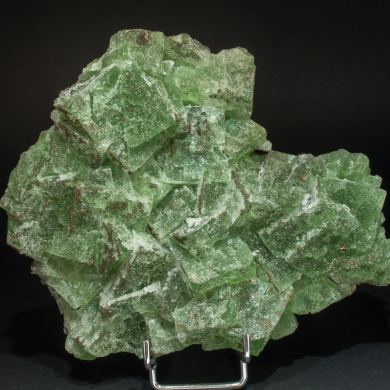 Fluorite with Quartz and Pyrite