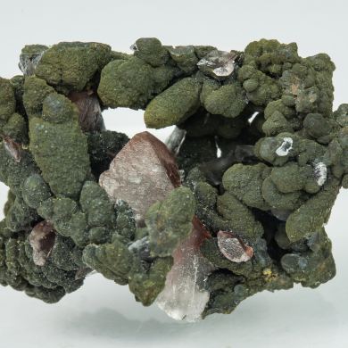 Mottramite with Calcite