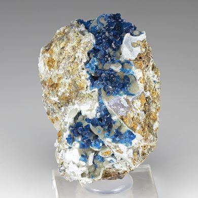 Veszelyite with Hemimorphite