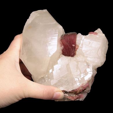 Rubellite Tourmaline on Quartz