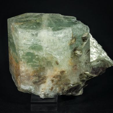 Beryl (variety aquamarine) with Muscovite