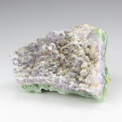 Quartz var. Amethyst with Fluorite