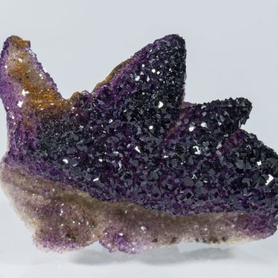 Fluorite with Calcite and Gypsum