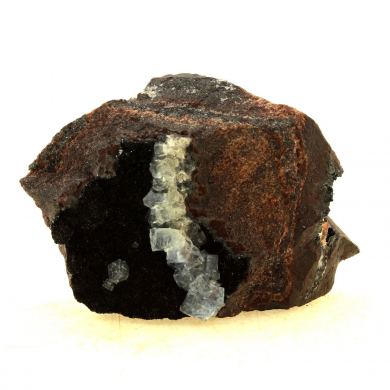 Fluorite + Hematite. 443.0 ct.