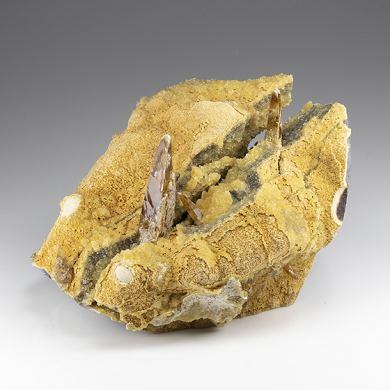 Barite with Calcite