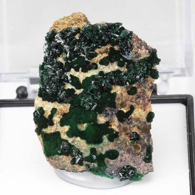 Brochantite with Pseudomalachite