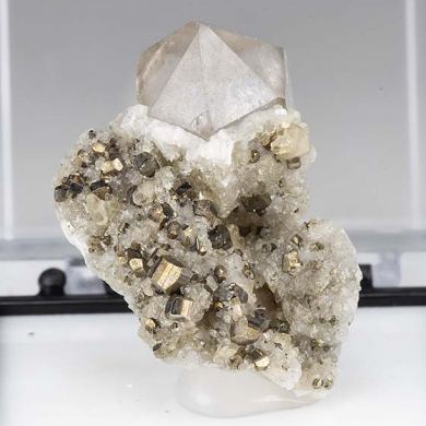 Quartz with Dolomite, Pyrite