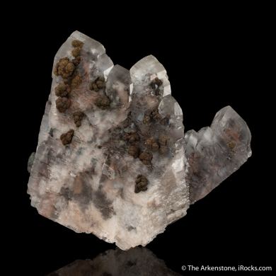 Calcite with Limonite and Hematite