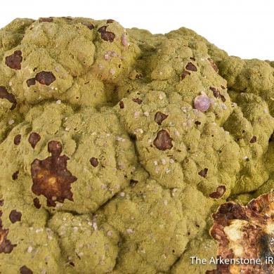 Kidwellite with Strengite on Beraunite, Dufrenite and Rockbridgeite (?)