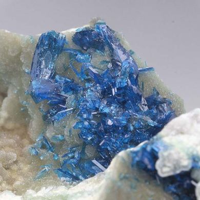 Veszelyite with Hemimorphite