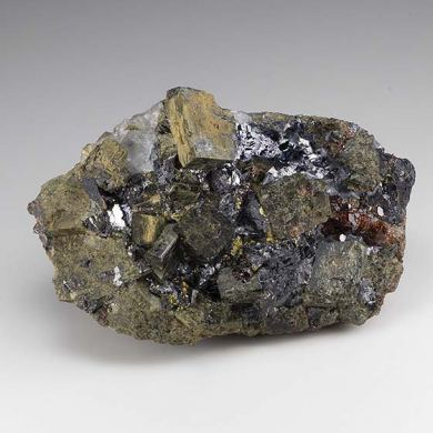 Hedenbergite with Spessartine