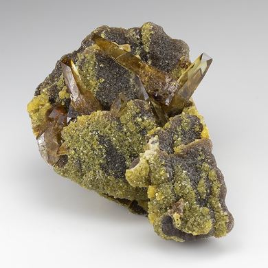 Barite with Calcite