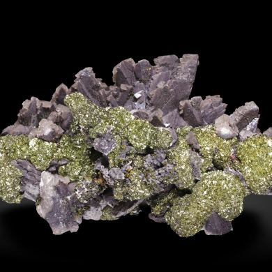 Chalcopyrite with Calcite