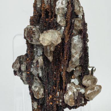 Cerussite with limonite