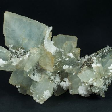 Baryte, Pyrite, Quartz