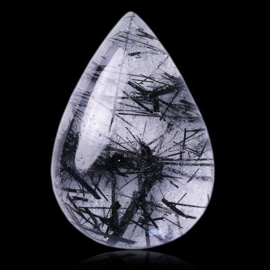 Quartz tourmaline 21,30 ct 