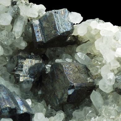 Bournonite, Quartz, Pyrite