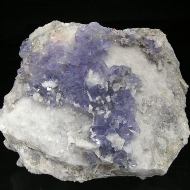 Fluorite with Quartz