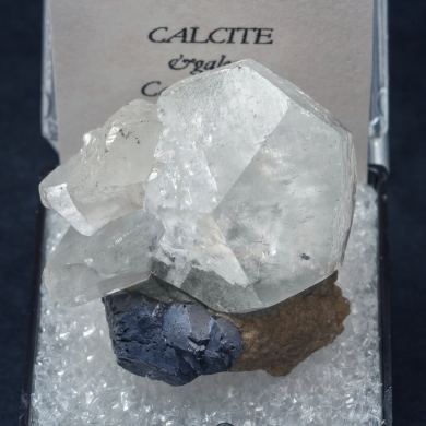 Calcite with Galena