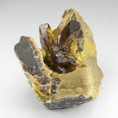 Barite with Calcite
