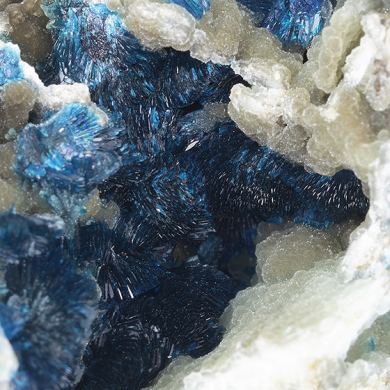Veszelyite with Hemimorphite