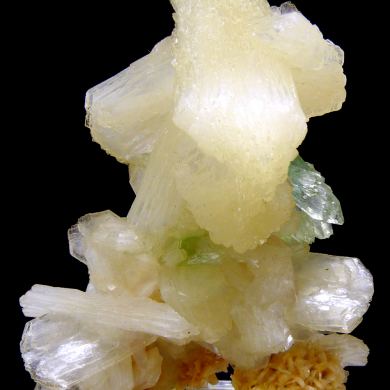 Fluorapophyllite, heulandite, stilbite