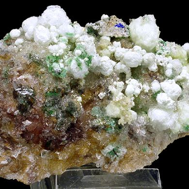Magnesite, malachite, dolomite, gypsum